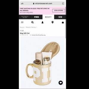 BRAND NEW - Victoria Secret Mug Gift Set